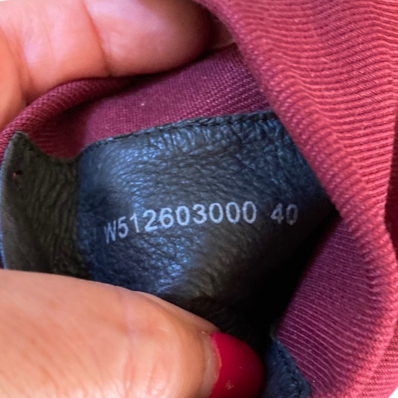 Opening Ceremony High Top Platform Sneaker NWT Burgundy Red Chunky White Sole - Picture 6 of 11